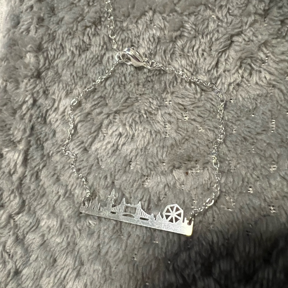 Silver London Skyline Bracelet